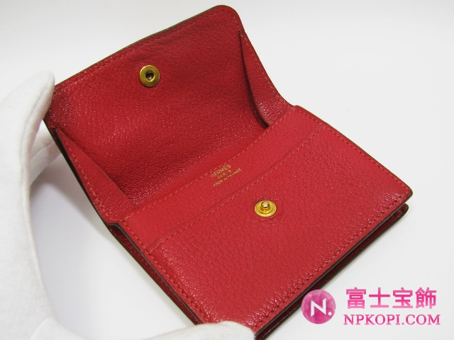 エルメスTOP24　小銭入れフーシャ（金具：ゴールド）HERMES328044